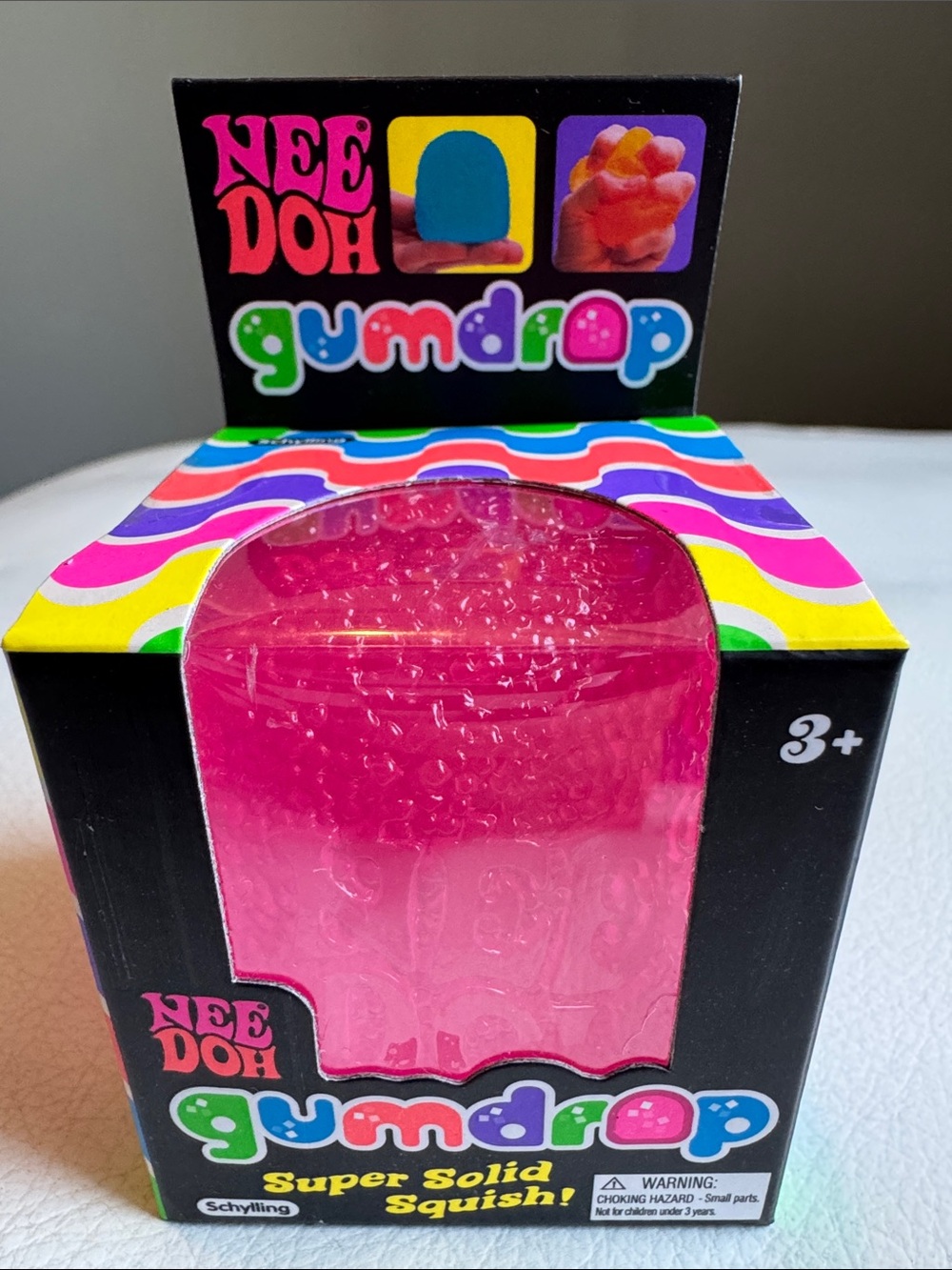 NeeDoh GumDrop Pink Squishy Squeeze Viral Trending Toy New SHIPS TODAY!